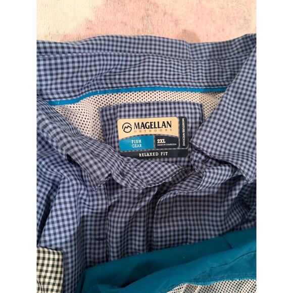 Magellan Outdoors Fish Gear Shirt Mens 2XL Lot of 6 Long Sleeve Fishing Vented - Picture 4 of 10